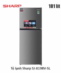 tủ lạnh Sharp SJ-X198V-SL