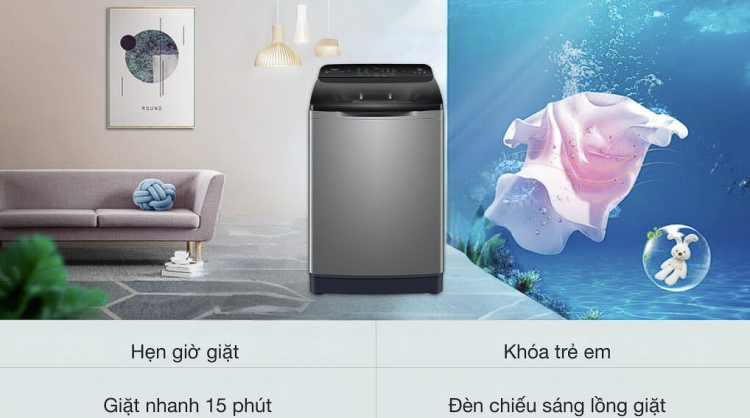 Máy Giặt Aqua AQW-FR130UHT SS | 13kg 2 Máy giặt Aqua AQW-FR130UHT SS