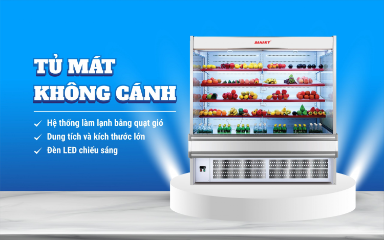 Tủ mát siêu thị Sanaky VH-12HPS 2 Tủ mát siêu thị Sanaky VH-12HPS
