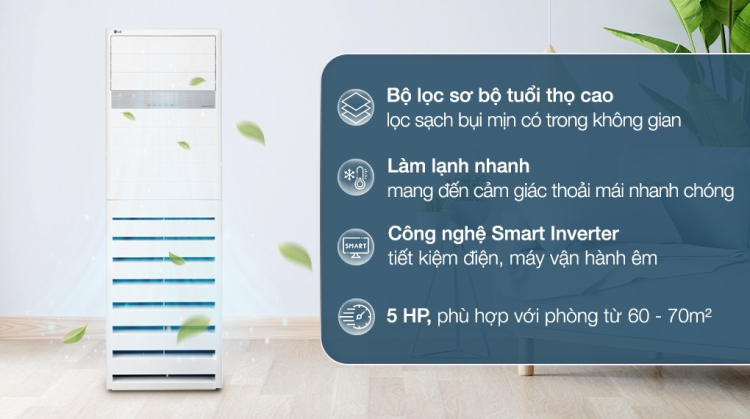 Điều hòa tủ đứng LG ZPNQ48LT3A0