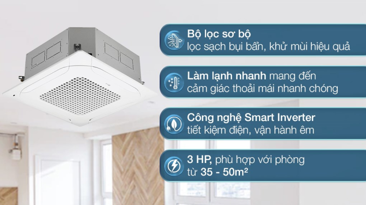 Điều hòa âm trần LG ZTNQ30GNLE0 30000BTU 2 Điều hòa âm trần LG ZTNQ30GNLE0