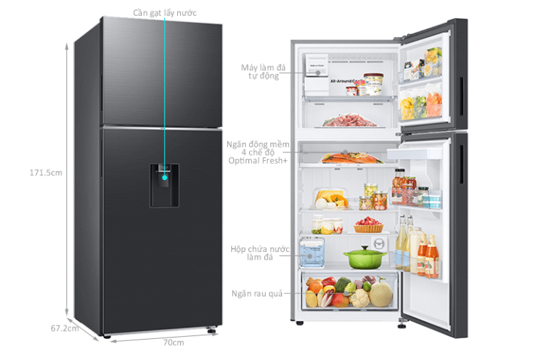 Tủ lạnh Samsung RT38CG6584B1SV 382 lít 2 Tủ lạnh Samsung RT38CG6584B1SV