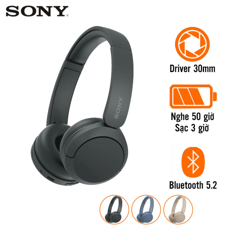 Tai nghe Sony WH-CH520/LZ E 2 Tai nghe Sony WH-CH520/BZ E